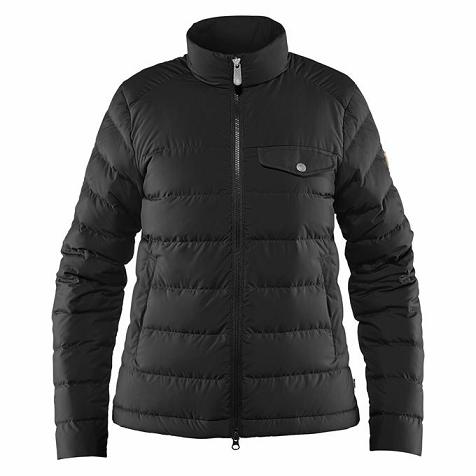 Fjallraven Women Greenland Down Jacket Black PH345078 Philippines